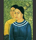 Frida Kahlo Two Women painting